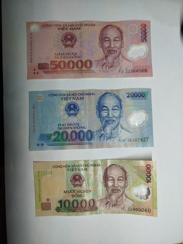 Lot billets dong - de,