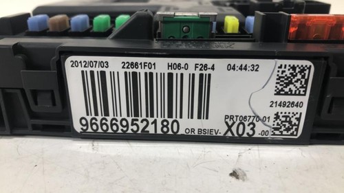 Boitier bsi citroen - bsi, phase