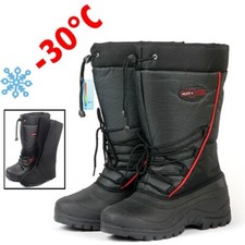 BOTTES HOMME D'HIVER GRAND FROID DOUBLÉES SEMELLES HAUTE QUALITÉ ULTRA LÉGER