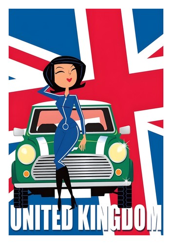 Mini austin grande - grande, bretagne