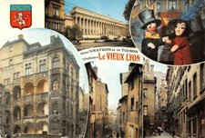 Le Vieux LYON - Avec Gnafron et la Toinon - Palais de justice - Hôtel Paterin 