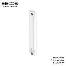 Radiateur tubulaire blanc en