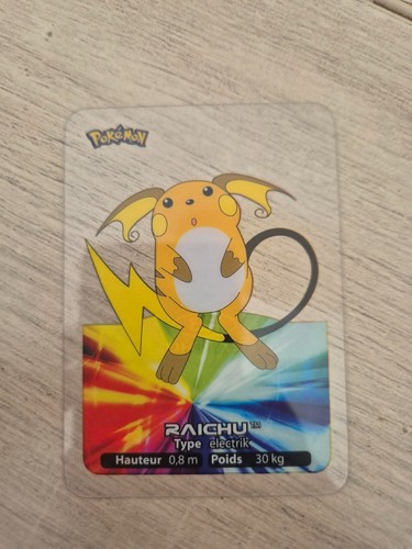 Lamincards pokemon raichu 123 - raichu,