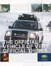 LAND-ROVER CAR Magazine Print