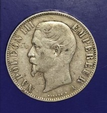 5 Francs Napoleon III 1856 A F.330.7 TB/F