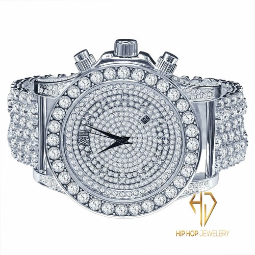 Men white gold simulated - white,