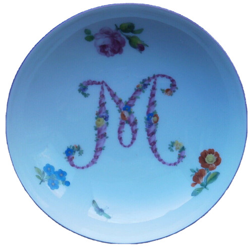 Assiette soucoupe florale - À,