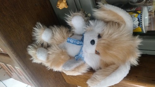 Ancienne peluche lapin - lapin, bélier