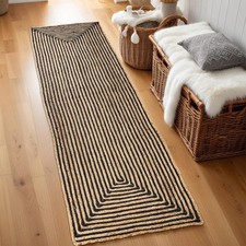 Tapis jute tressé la - à,