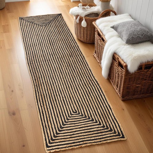 Tapis jute tressé la - en,