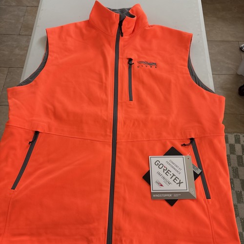 Sitka stratus vest orange - stratus,