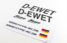 Decal sheet RC flight model