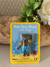 824⚜️ Figurine Petit Ours Brun à la Plage Bayard Presse Neuf