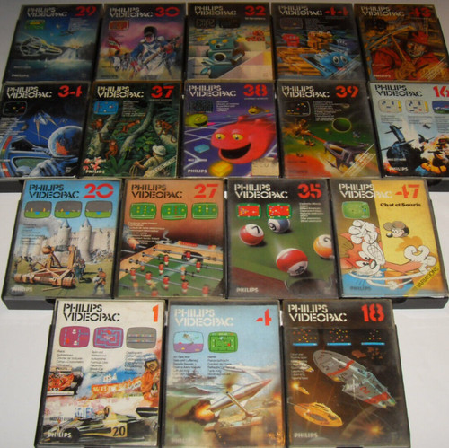 Lot jeux videopac - 17,
