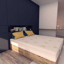 Matelas 80 x 190 Unique 2 Couches 9 CM+3 CM Mémoire Mousse 100% Fabriqué en