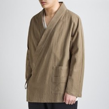 Chinois Hommes Kimono Cardigan