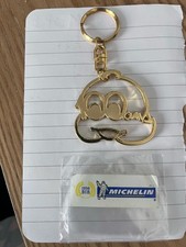Porte-clés, Key ring - BIBENDUM MICHELIN - Doré