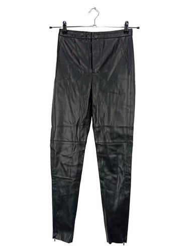 Zara pantalon simili cuir - zara,