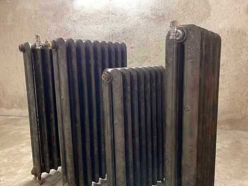 Radiateur fonte fleurie - radiateur,