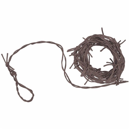 Plastic rusty barbed wire - barbed,