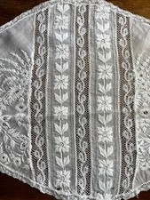 Dentelle ancienne - FOND DE COIFFE - BRODERIE ET DENTELLE - XIXème