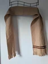 Écharpe beige ou marron clair Claire Neuville Movitex 100 % polyester avec...