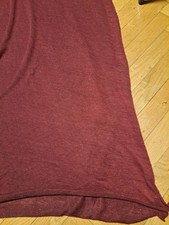 COUPON TISSU JERSEY LIE DE VIN