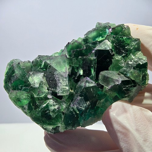 Spécimen cube fluorite - de,