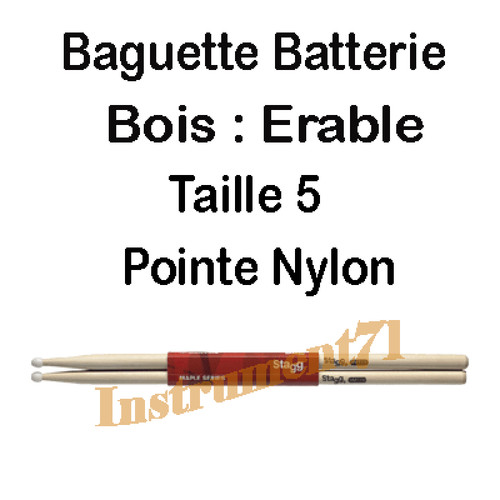 Paire baguettes batterie - baguettes,