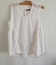 Blouse blanche polyester non doublé 40 Jennyfer (2503006)