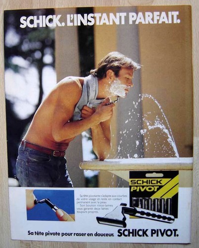 Publicité papier rasoir - publicité,