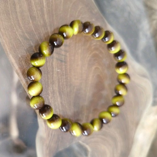 Bracelet perles rondes oeil - bracelet, de