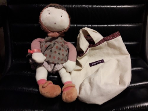 Doudou poupée jeanne - doudou,
