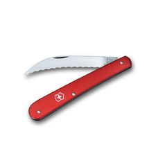 Couteau de boulanger VICTORINOX Pro 26 cm trancheuse à pain rouge manche alum...