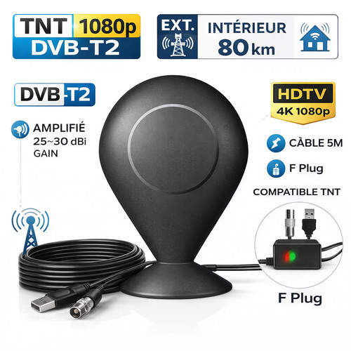 Antenne tnt 1080p - tv, hd