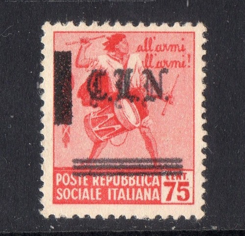 Italie timbre surcharge du - !,