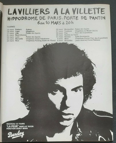Publicité advert concert
