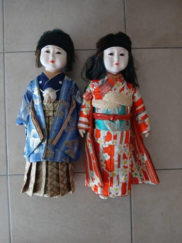 Poupée ancienne japonaise - poupée,