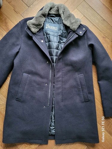 Herno manteau laine forrure - herno,
