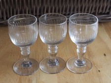 3 verres Baccarat ancien