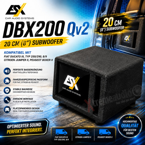 Subwoofer esx dbx200qv2 - dbx200qv2, 20