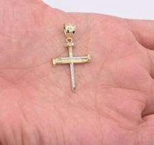 3.8cm Vis Clou Croix Breloque