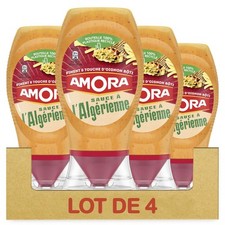 Sauce à l'Algérienne - Piment & Touche d'Oignon Rôti - Lot de 4 bouteilles de...