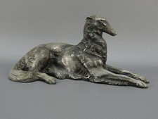 Sculpture lévrier Art déco orologio garniture de cheminée kaminuhr Uhr Uhrwerk