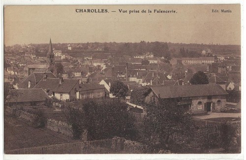 Charolles vue prise de - (71),