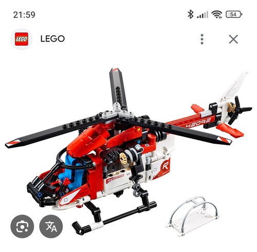 Lego 42092 helicoptère de - 42092,