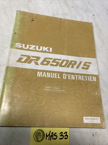 Suzuki dr650r dr650s 1992 - dr650s, p