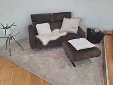 Canapé places et pouf - 2,