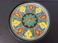 Plateau en céramique émaillée signé Emmy Gouda Holland Art Déco