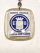 PORTE-CLES - Menthe Pastille GIFFARD Foire Exposition Angers 1966 Vintage
